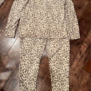 Leopard Print Pajama Set